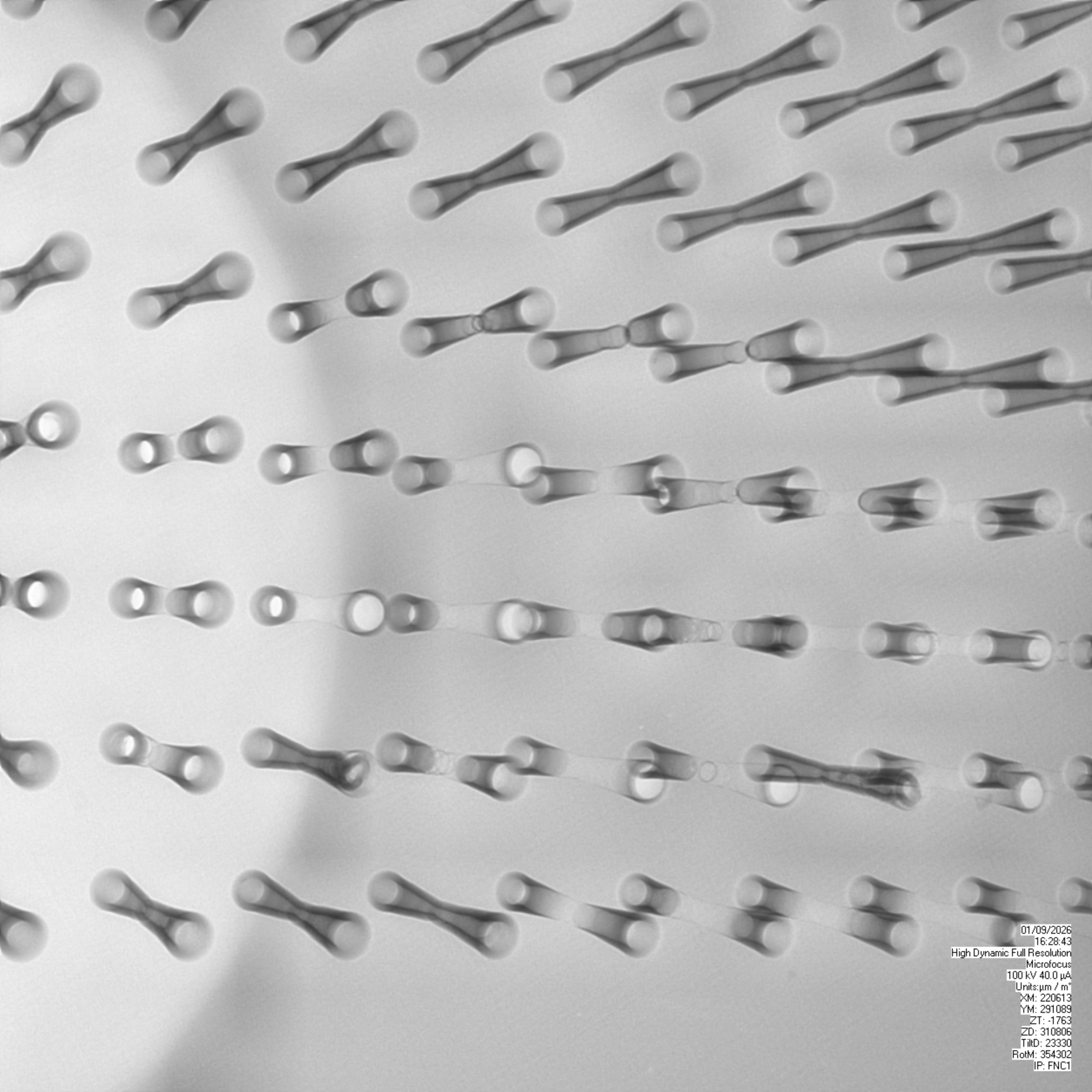 YXLON依科视朗X光机Cheetah EVO清晰检测直径50微米的TGV玻璃通孔